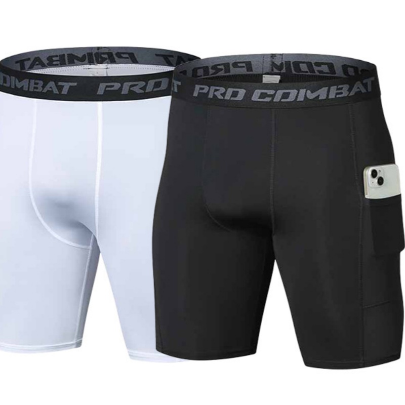 Compression Shorts Athletes - กางเกงรัดรูปผู้ชาย ระบายอากาศ แห้งเร็ว เหมาะสำหรับเล่นกีฬา วิ่ง และออกกำลังกาย