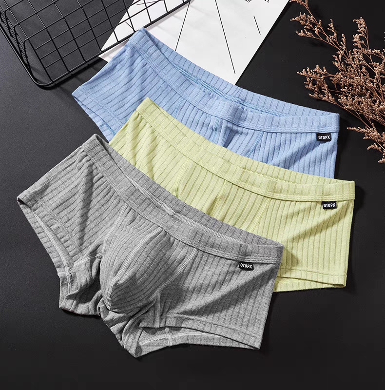 กางเกงบ็อกเซอร์ขาสั้นผ้าฝ้ายสํ - Boxer Brief Pack Cotton บทวิจารณ์และราคา