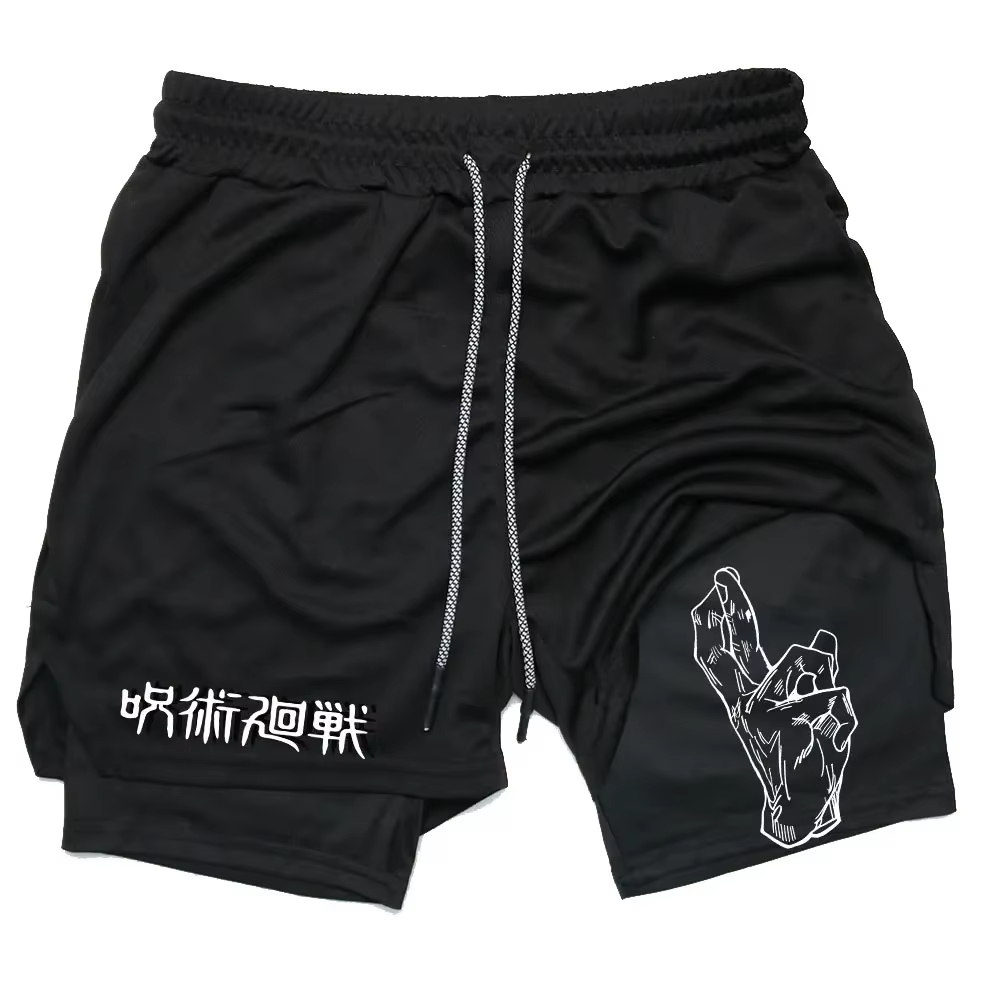 อะนิเมะจูจุสึไคเซ็นกางเกงออกกำ - Compression Shorts Athletes บทวิจารณ์และราคา