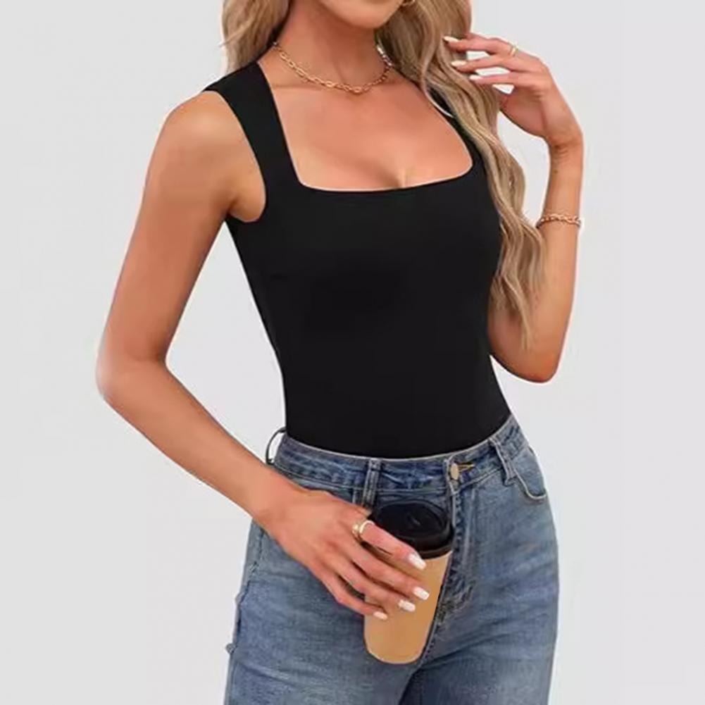 เสื้อกล้ามผู้หญิงสำหรับฤดูร้อน - Tank Top Ribbed บทวิจารณ์และราคา