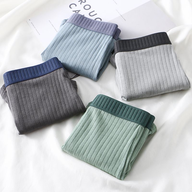 7 ชิ้น/ล็อตผู้ชายผ้าฝ้ายชุดชั้ - Boxer Brief Pack Cotton บทวิจารณ์และราคา