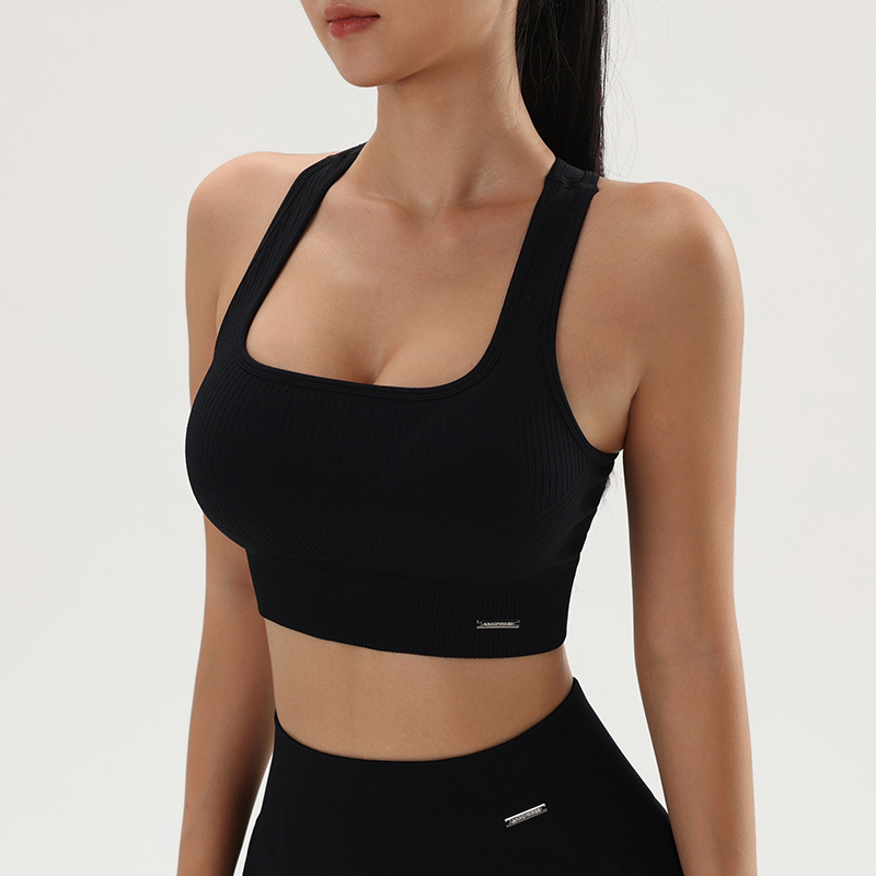 เสื้อกล้ามครอปท็อปไร้ตะเข็บสำห - Tank Top Ribbed บทวิจารณ์และราคา