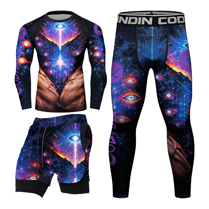 ชุดกีฬาบ็อกซิ่งผู้ชาย Space Ey - Compression Long Pant บทวิจารณ์และราคา