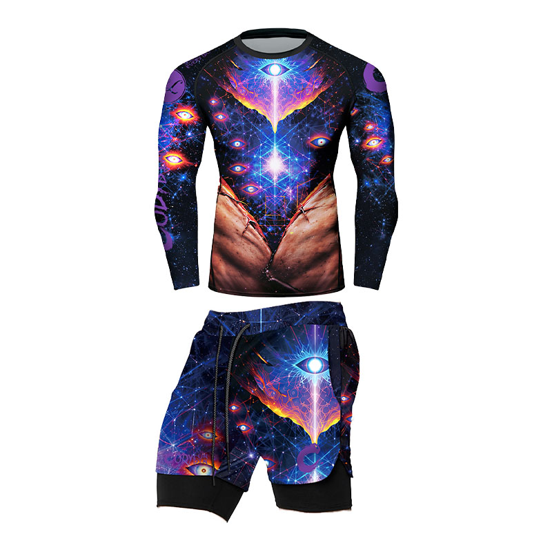ชุดกีฬาบ็อกซิ่งผู้ชาย Space Ey - Compression Long Pant บทวิจารณ์และราคา